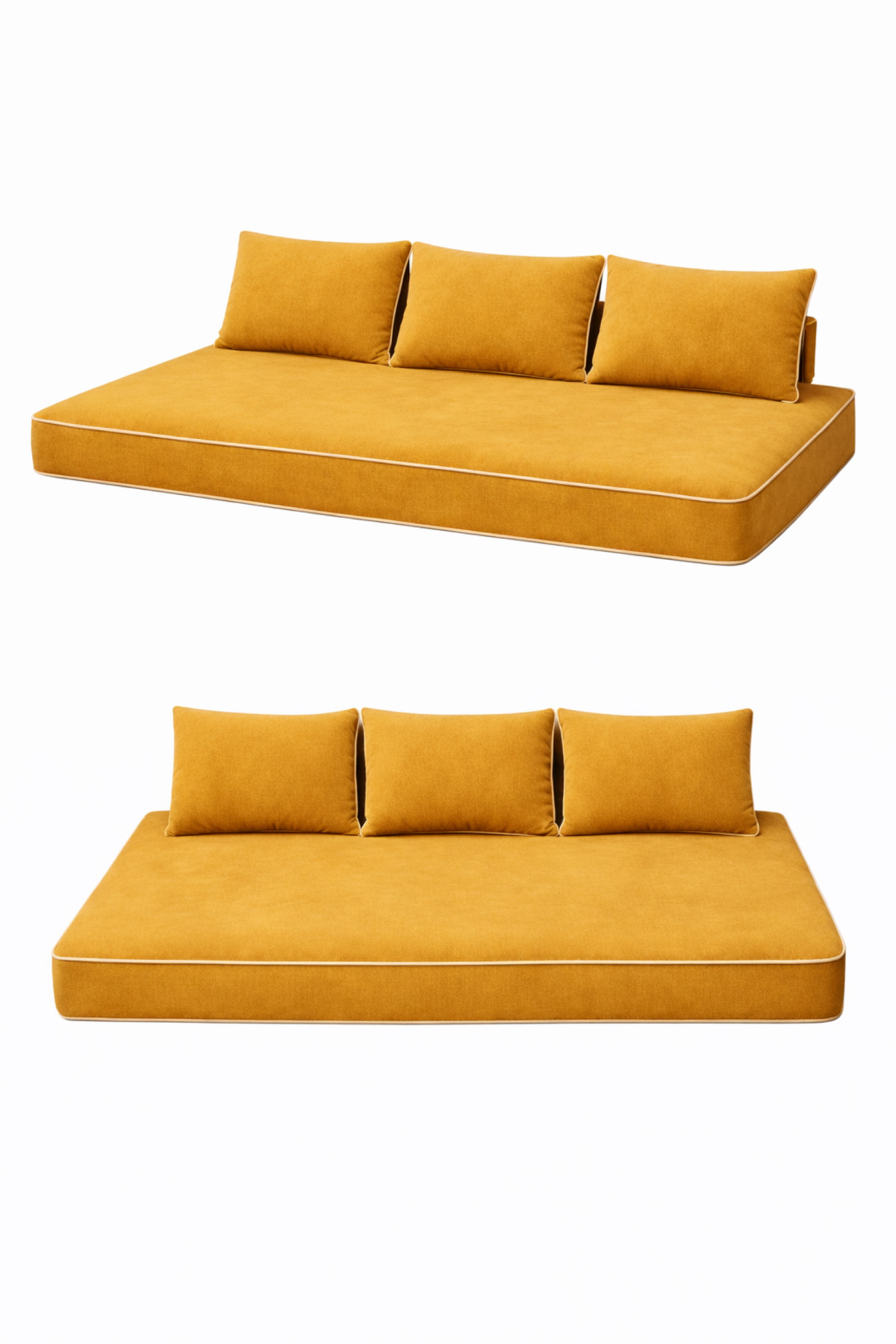 MODULAR SPONGE MATTRESS WASHABLE WITH ZIPPER 160X80