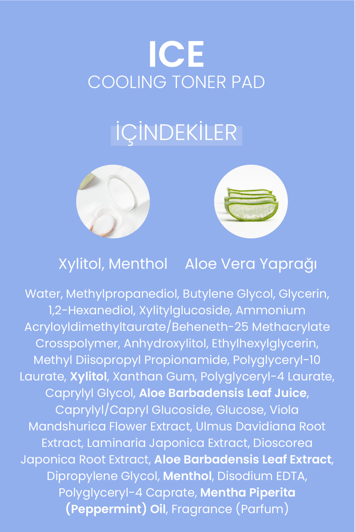 Ice Cooling Tüm Cilt Tipleri Için Nemledirici Tonik Pad 120 Adet — TYC9P90DYN172830177073624 — تصویر 9 از 9