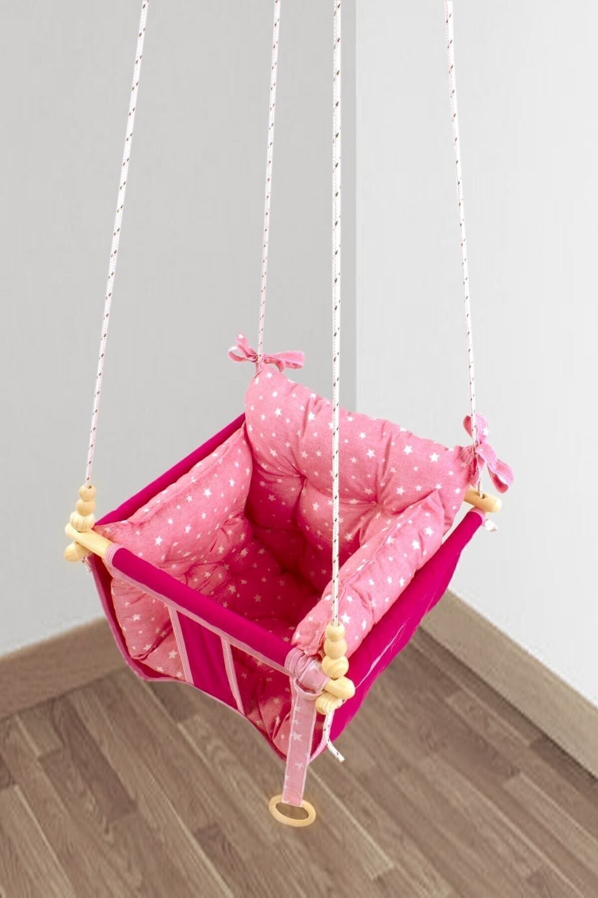 Bundeba Wag Swing Pembe Ev İçi Çocuk Salıncağı Ahşap Çocuk Salıncak Hamak Portatif Tavan Bahçe Salıncakları fotoğrafı 5 (önizleme)