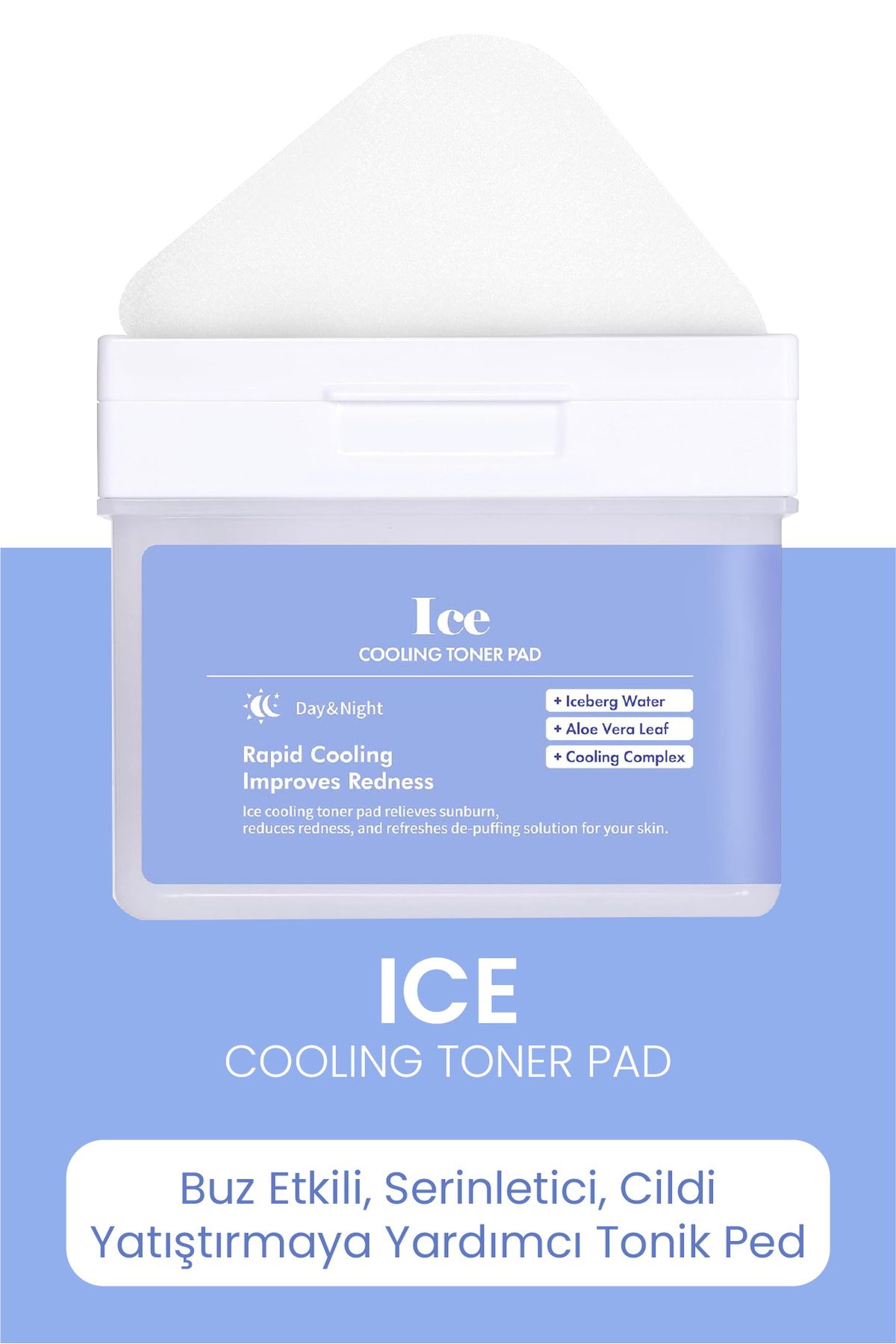 Ice Cooling Tüm Cilt Tipleri Için Nemledirici Tonik Pad 120 Adet — TYC9P90DYN172830177073624