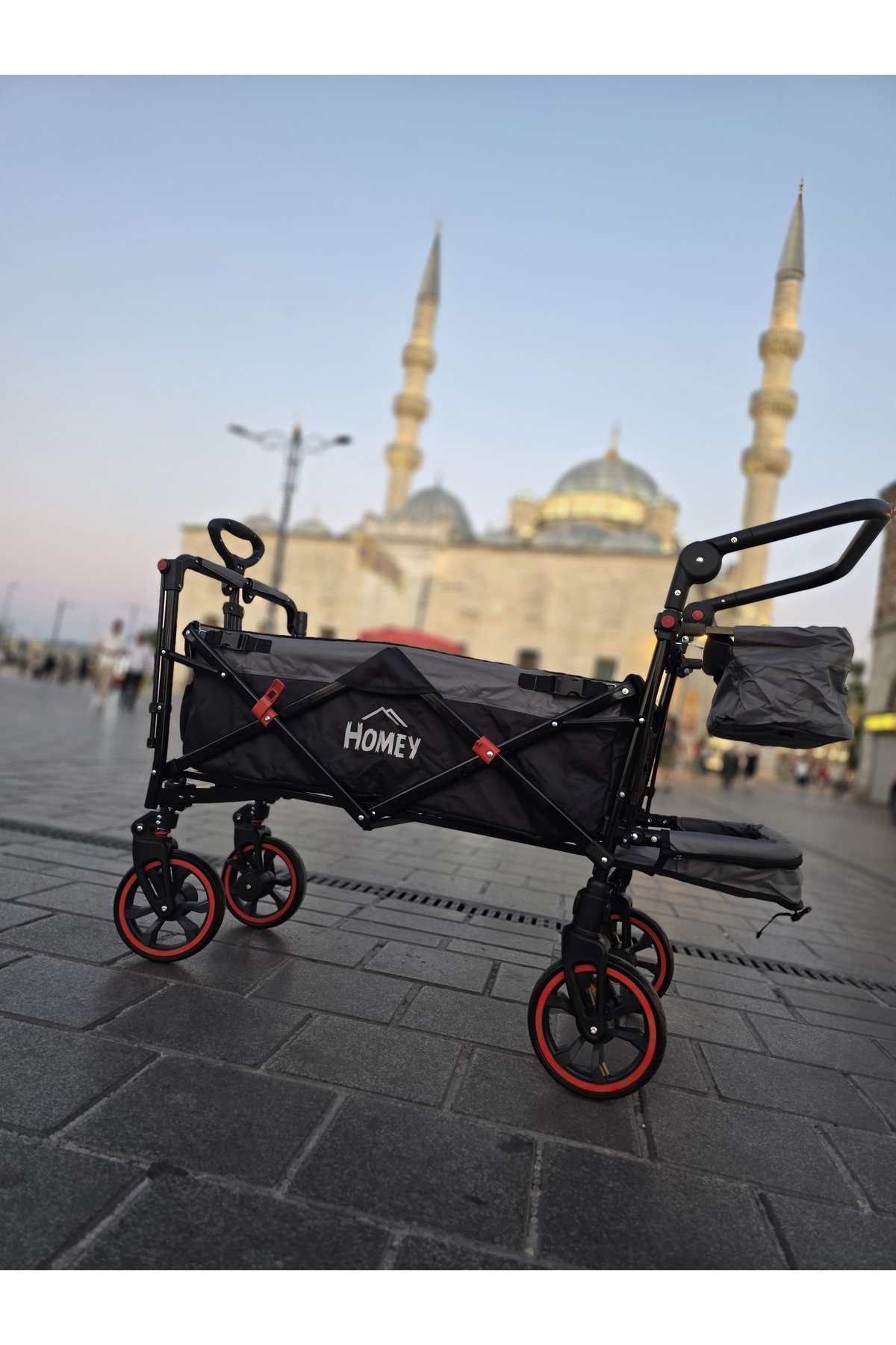 Homey Çift Yönlü Çok Fonksiyonlu Katlanabilir Çocuk, Taşıma ve Bebek Arabası fotoğrafı 5 (önizleme)