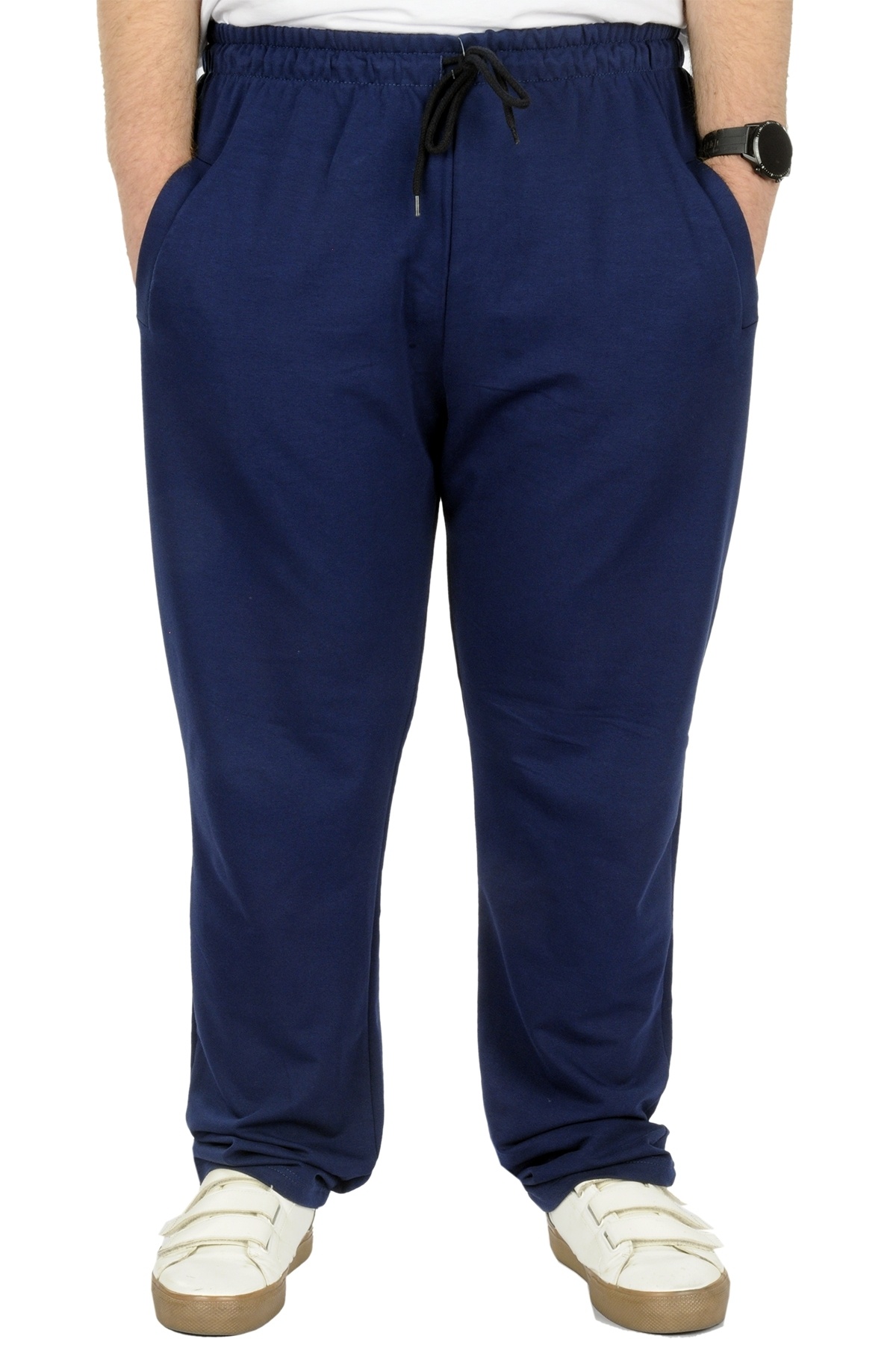 ModeXL Mode XL Büyük Beden Erkek Eşofman Altı Classic 2 İp 11100 İndigo