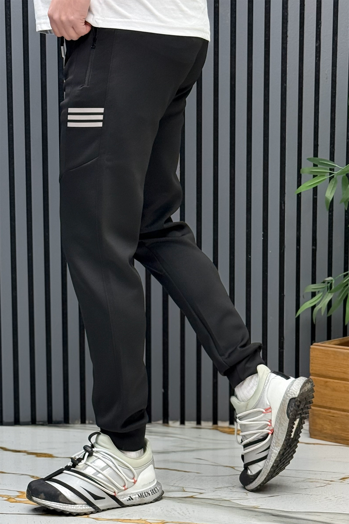 WAFRA  Erkek Siyah Scuba Eşofman Altı - Görsel 6