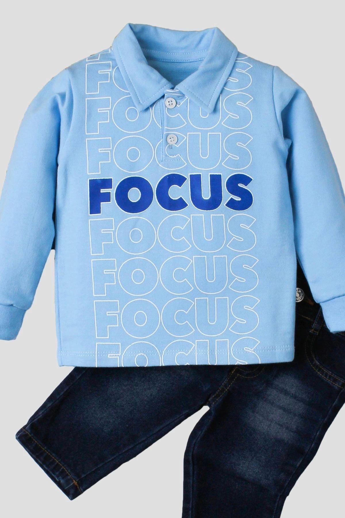 Kidex’s Baby Bebek Polo Kot Pantolonlu Pamuklu Bayram Doğum Günü Düğün Nişan Mevlüt fotoğrafı 6 (önizleme)