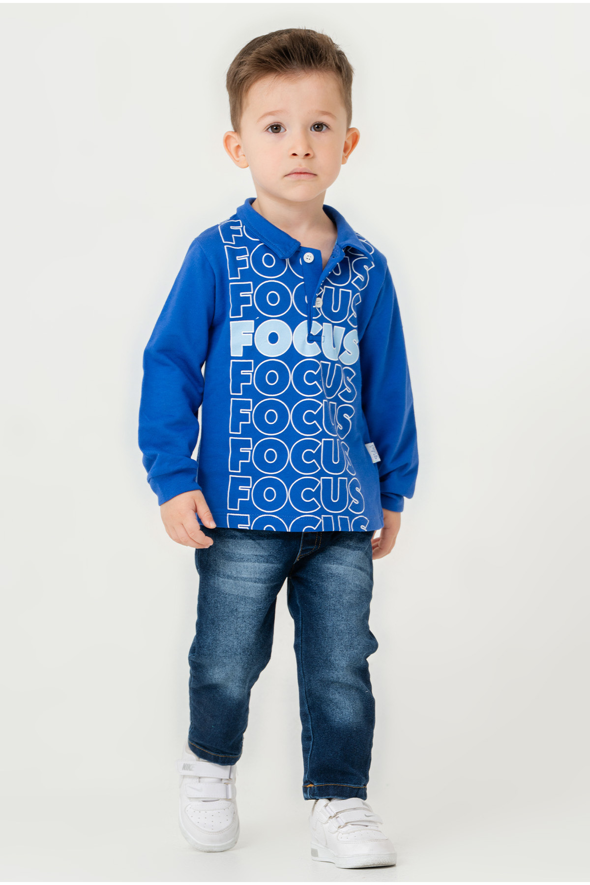 Kidex’s Baby Bebek Polo Kot Pantolonlu Pamuklu Bayram Doğum Günü Düğün Nişan Mevlüt fotoğrafı 3 (önizleme)