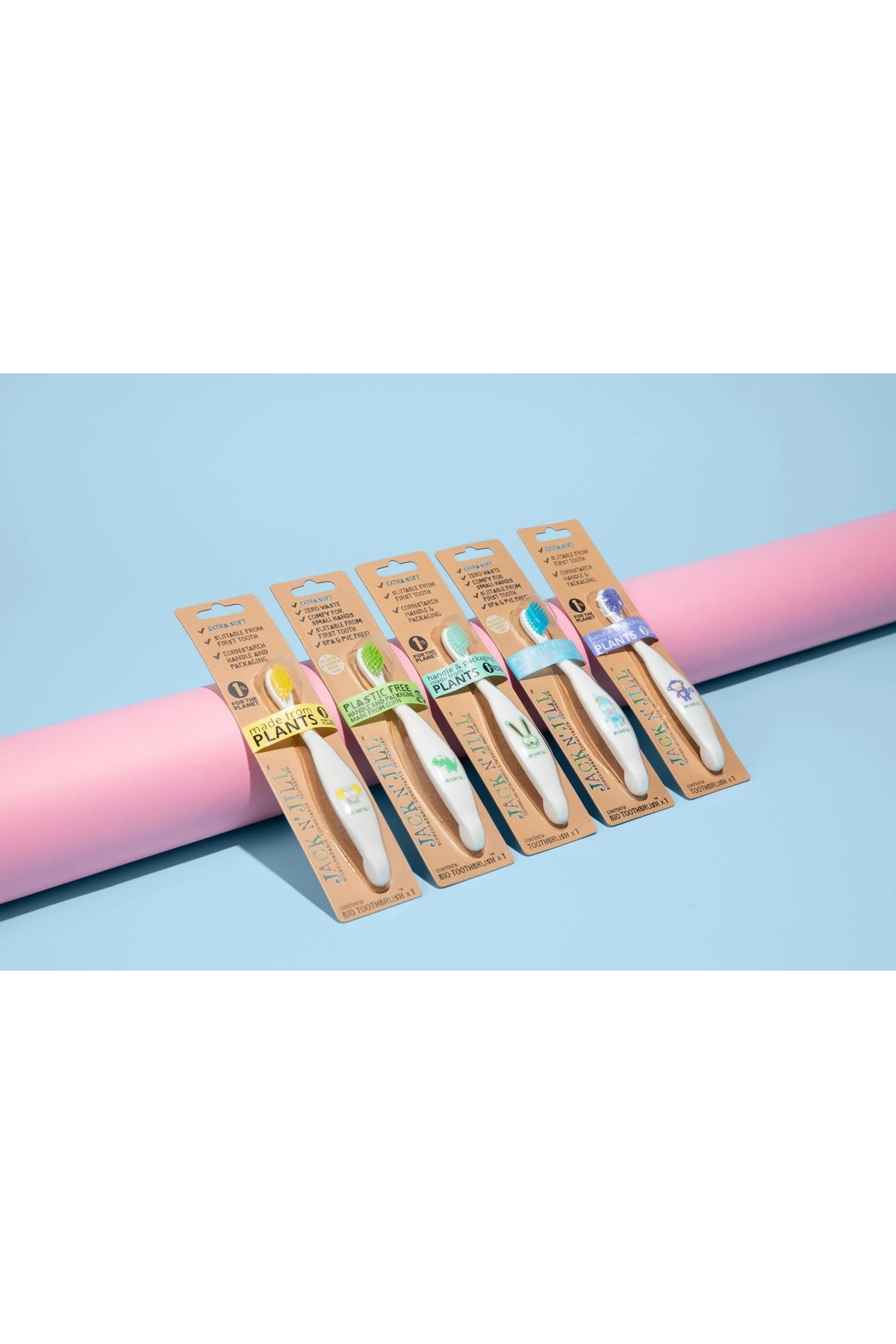 Jack N'Jill Jack N Jill Doğal Diş Fırçası - Dino fotoğrafı 3 (önizleme)