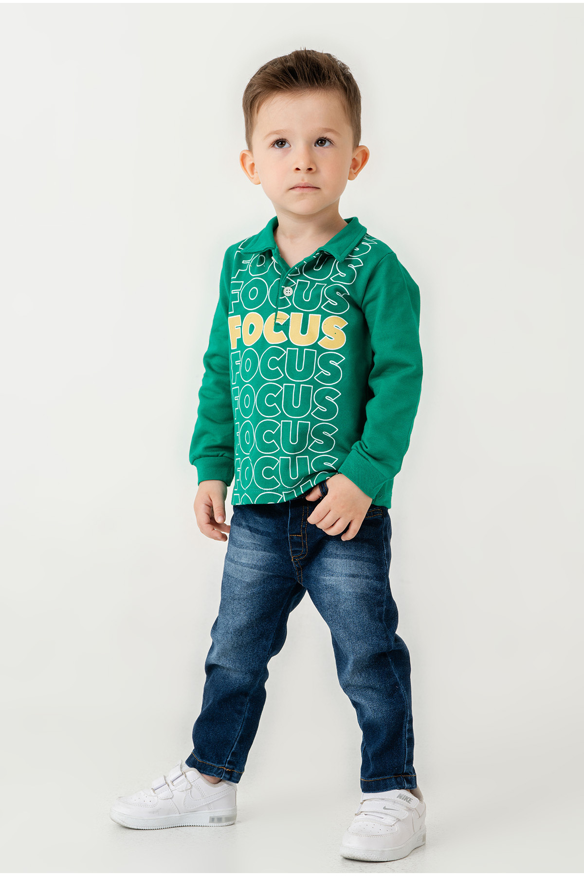 Kidex’s Baby Bebek Polo Kot Pantolonlu Pamuklu Bayram Doğum Günü Düğün Nişan Mevlüt fotoğrafı 3 (önizleme)