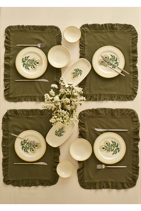 Bella Maison Lena Porselen 10 Parça 4 Kişilik Kahvaltı Takımı