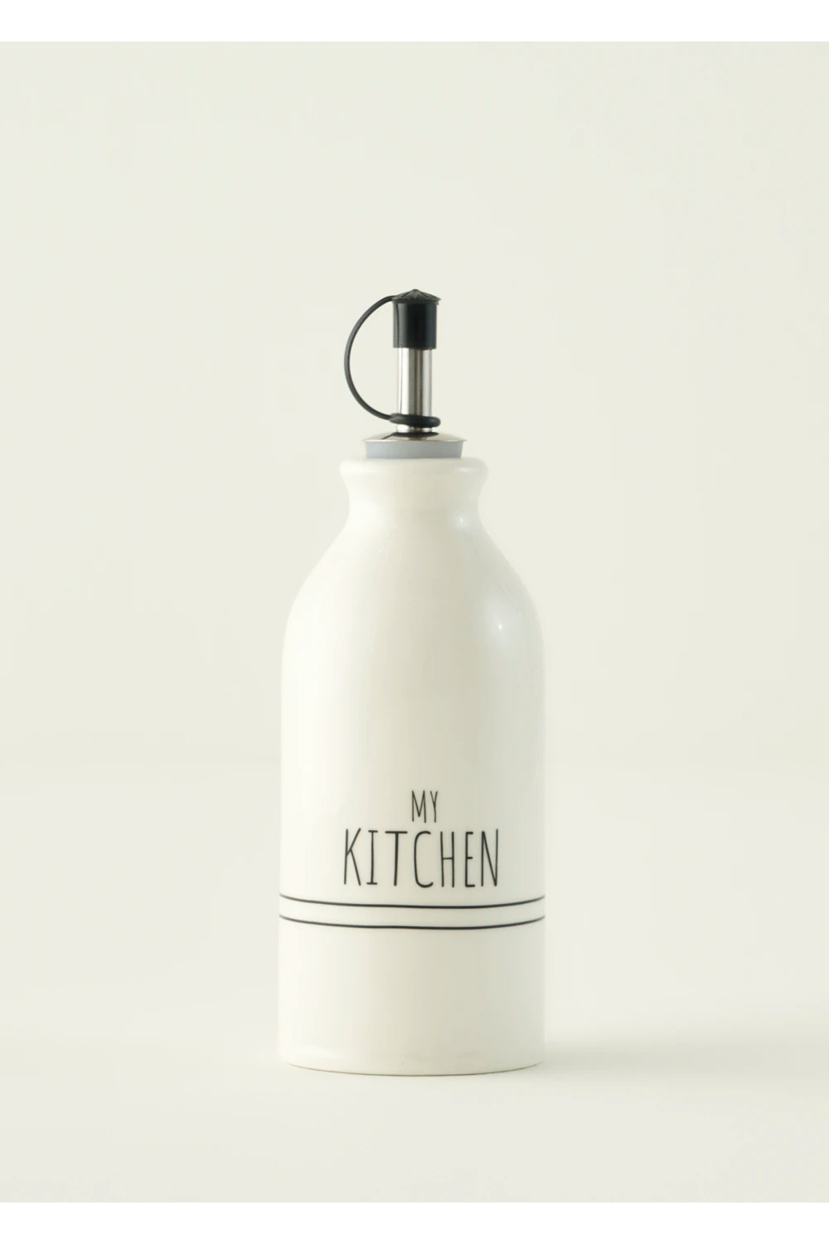 My Kitchen Porcelain Oil Can White (350 cc)
