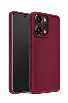 Vissona Oppo Reno 14 PRO 5G Uyumlu Kamera Çıkıntılı Mat Silikon Telefon Kılıfı