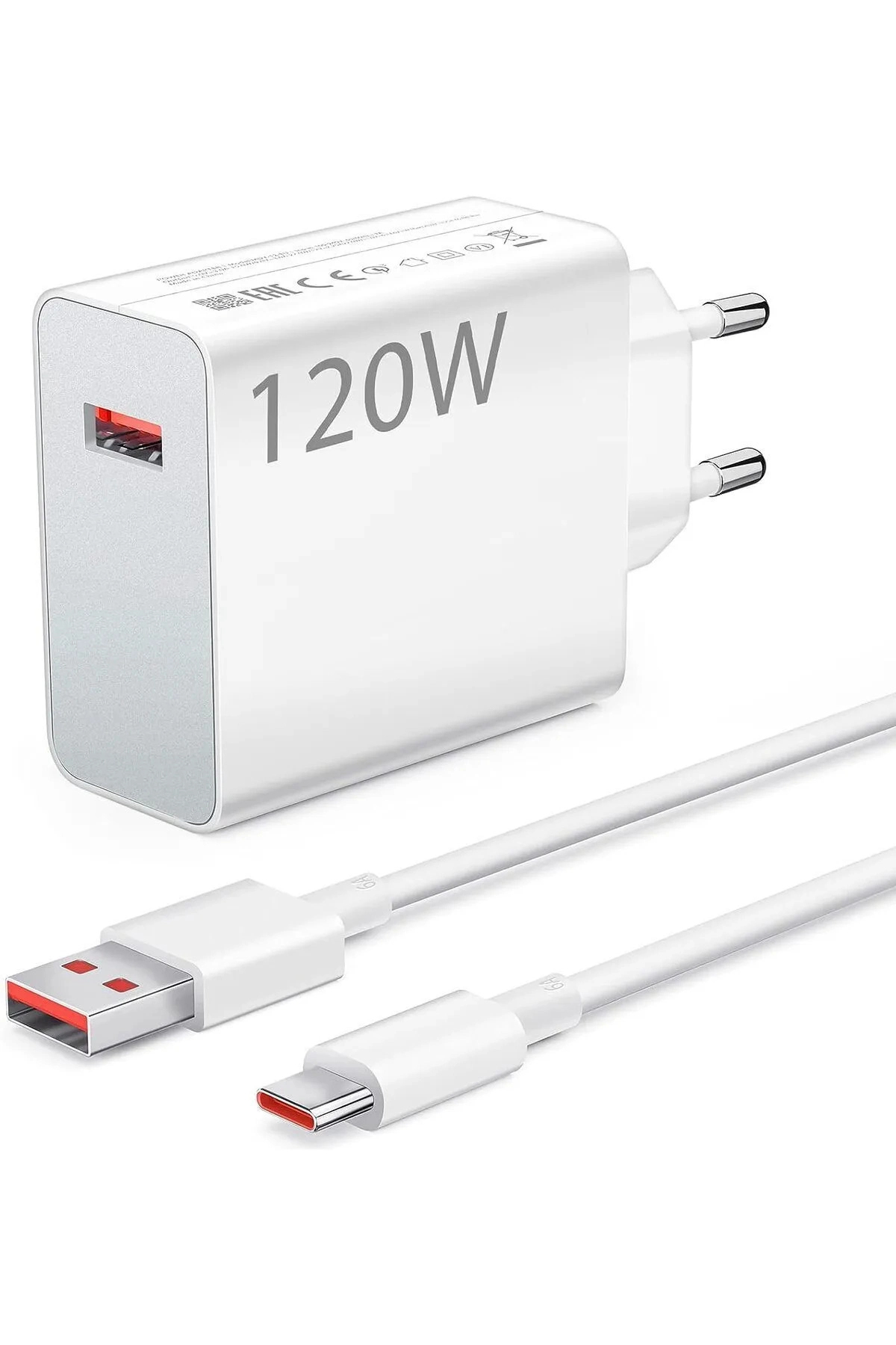 Type C 120 Watt Hizli Sarj Aleti Adaptor Kablo Set P - %14.3 İndirim