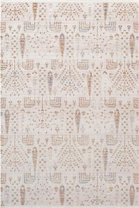 Karmen Icon IC007R Krem Renkli Etnik Desenli Akrilik Pamuk Tabanlı 4 Mevsim S...