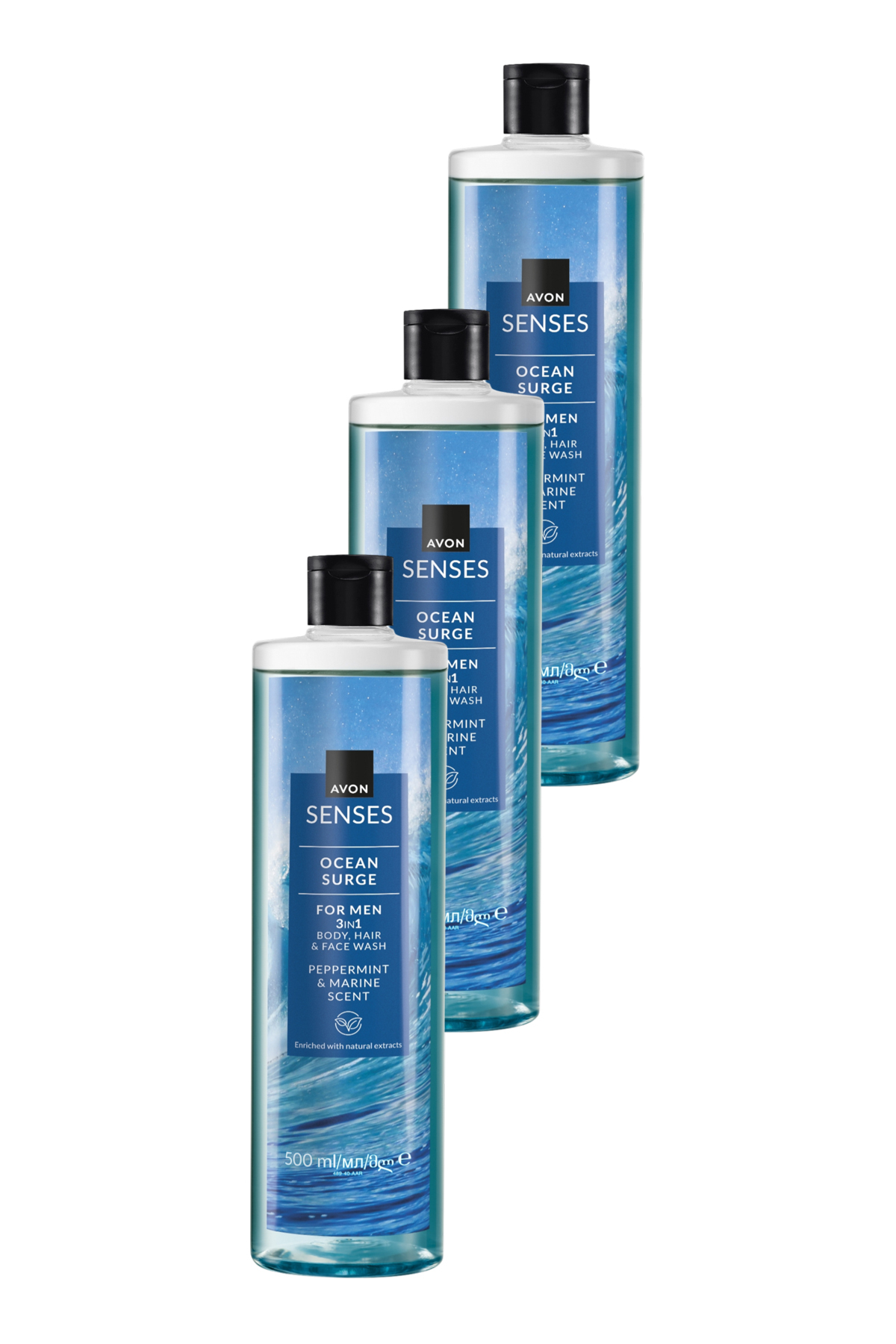 Avon Senses Ocean Surge Nane ve Deniz Kokulu Saç ve Vücut için