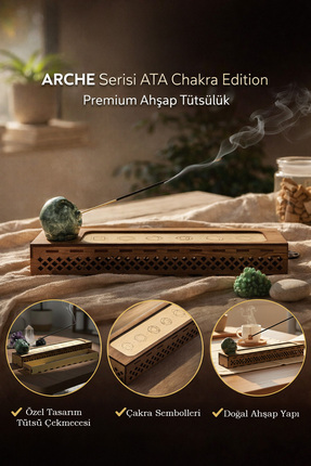 BenomTech ARCHE Serisi ATA Chakra Edition | Premium Ahşap Tütsülük