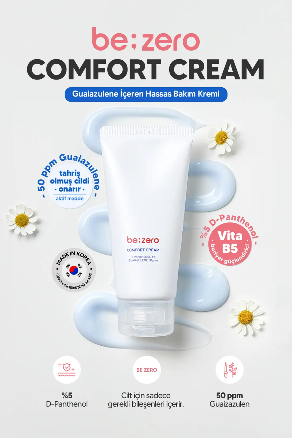 Genel Markalar Guaiazulene İçeren Hassas Bakım Kremi Derma Factory