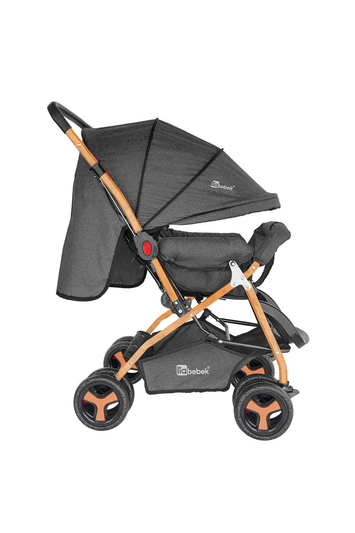 liabebek Enerji Gold Çift Yönlü Bebek Arabası Oyun Çadırı fotoğrafı 6 (önizleme)