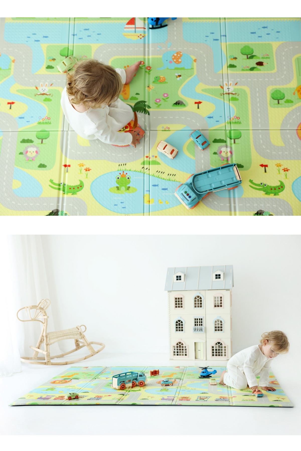 Bebebao Doğa Keşif Yolu ile Minik Kaşifler Gökyüzü ve Dağ Rotaları Katlanabilir Oyun Matı 200x130x1 fotoğrafı 2 (önizleme)