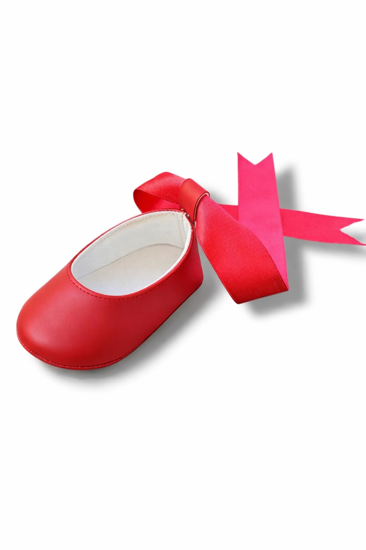 Kindo Baby Kırmzı Yenidoğan Bebek babet Ayakkabı Bebek patiği fotoğrafı 5 (önizleme)