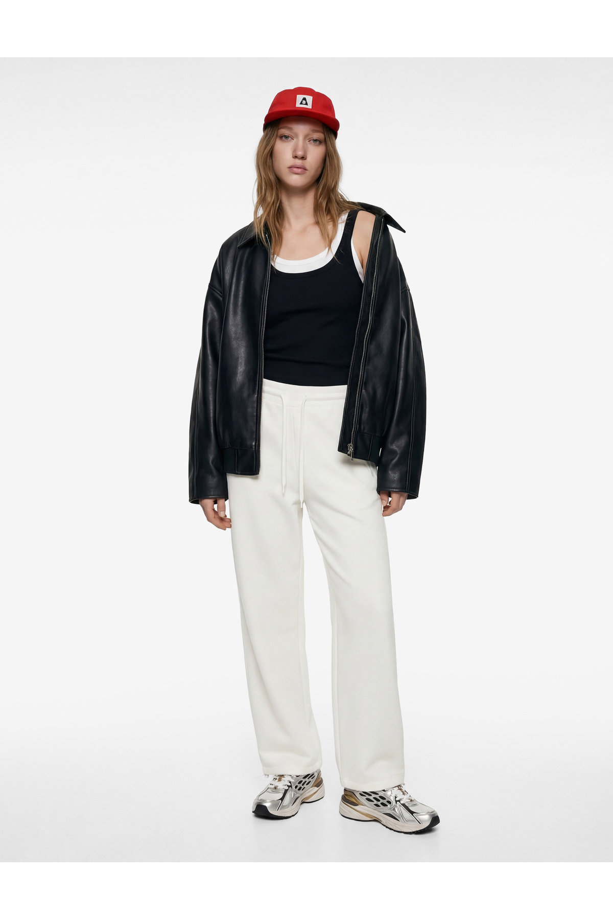 Koton  Üç İplik Şardonlu Cepli Beli Bağcıklı Jogger Eşofman Altı