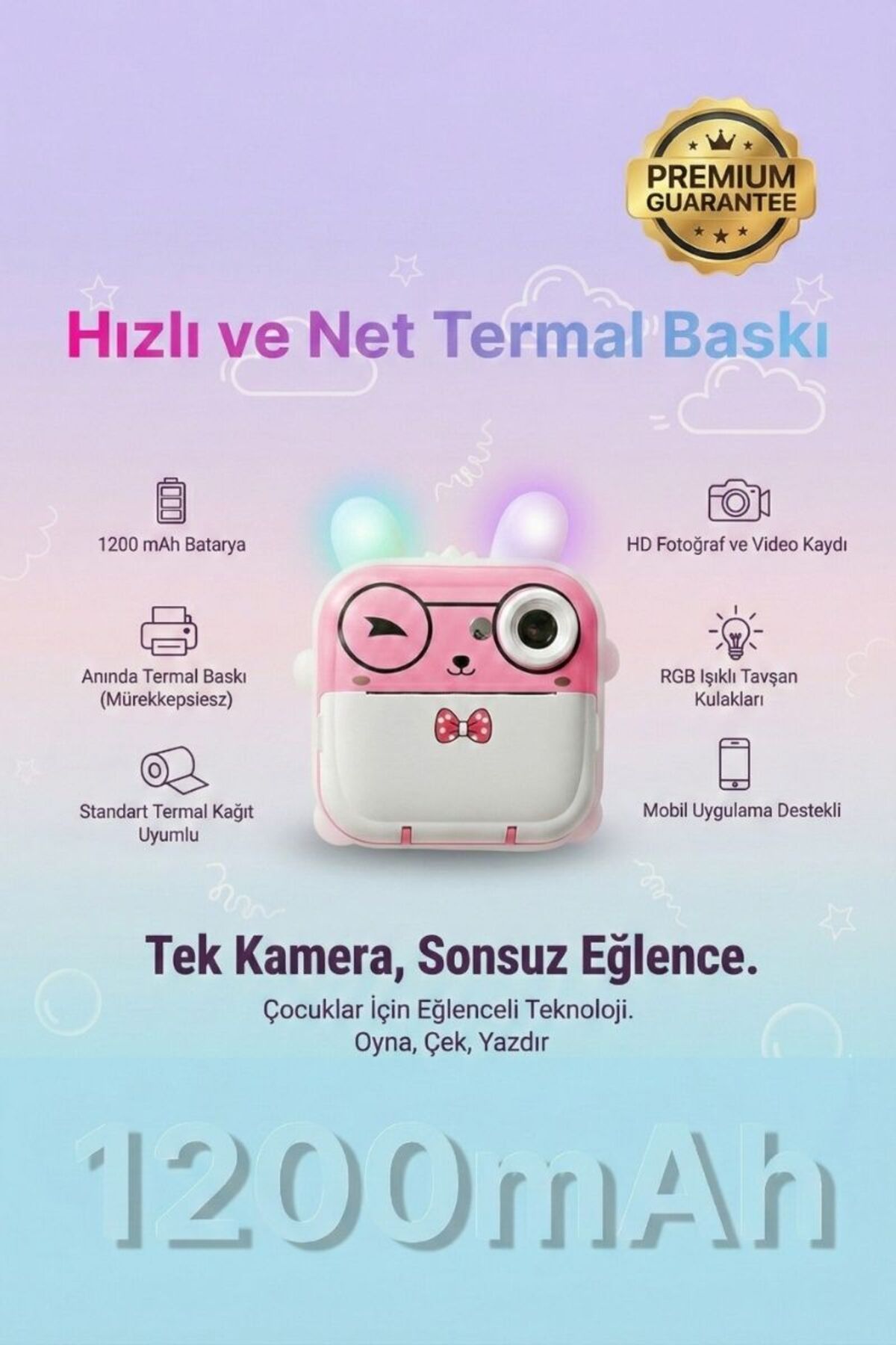 Q5 Kids Camera – Cute Design, HD Photography, Educational & Fun PEMPE
