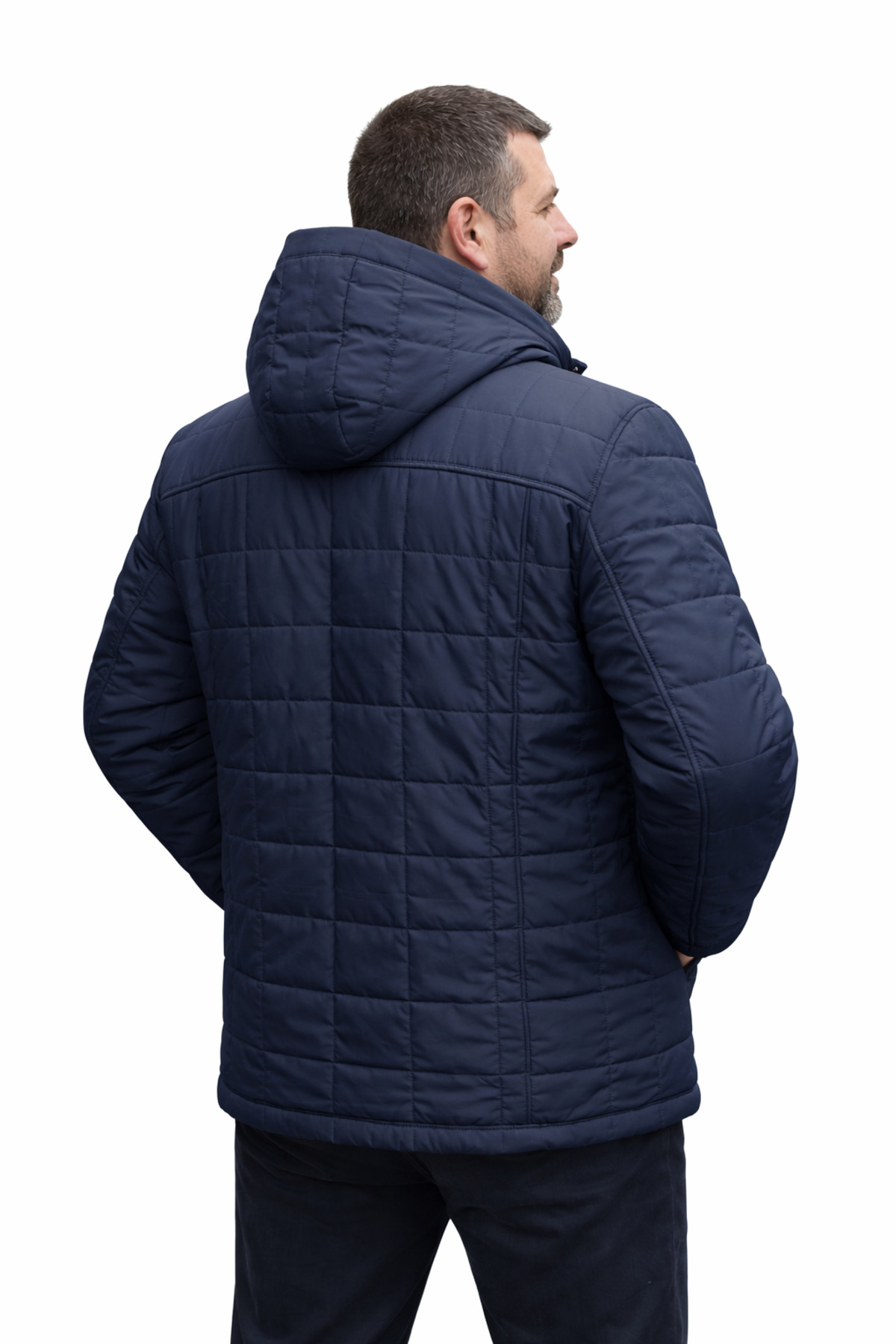 Perfore Büyük Beden Erkek Kaban. 4XL, 5XL, 6XL,7XL görsel 3