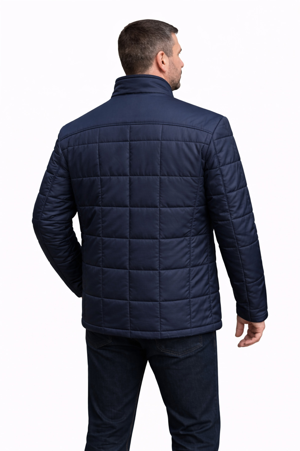 Perfore Büyük Beden Erkek Kaban. 4XL, 5XL, 6XL,7XL görsel 4