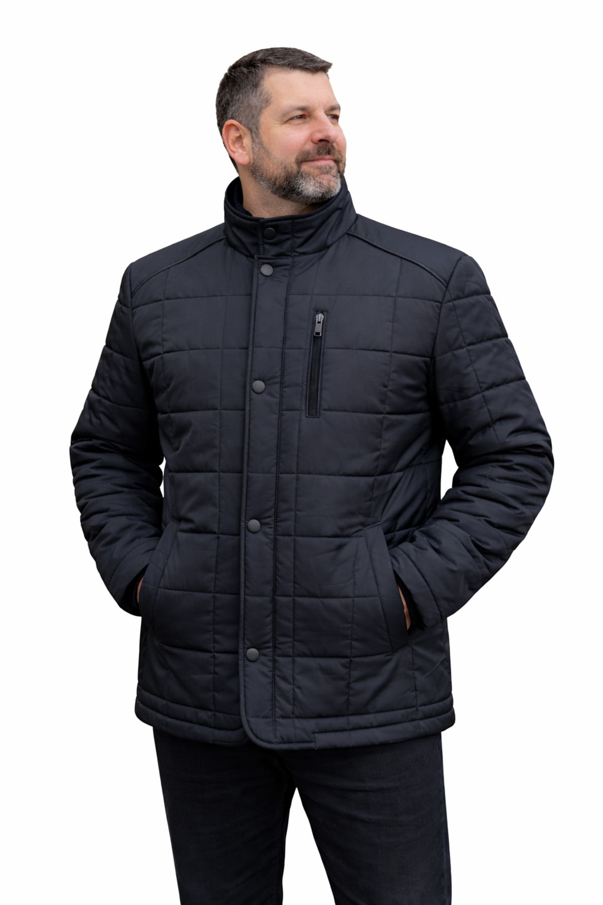 Perfore Büyük Beden Erkek Kaban. 4XL, 5XL, 6XL,7XL