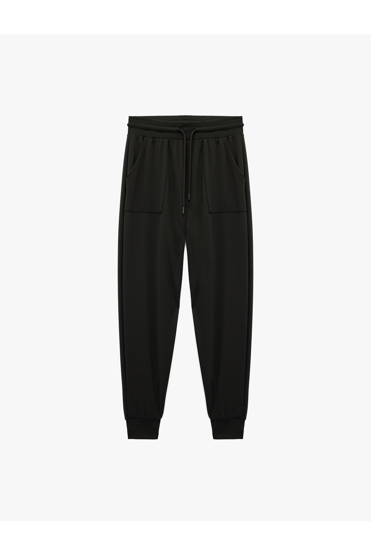 Koton  Yüksek Bel Bağcıklı Rahat Kalıp Cepli Spor Jogger Eşofman Altı - Görsel 3