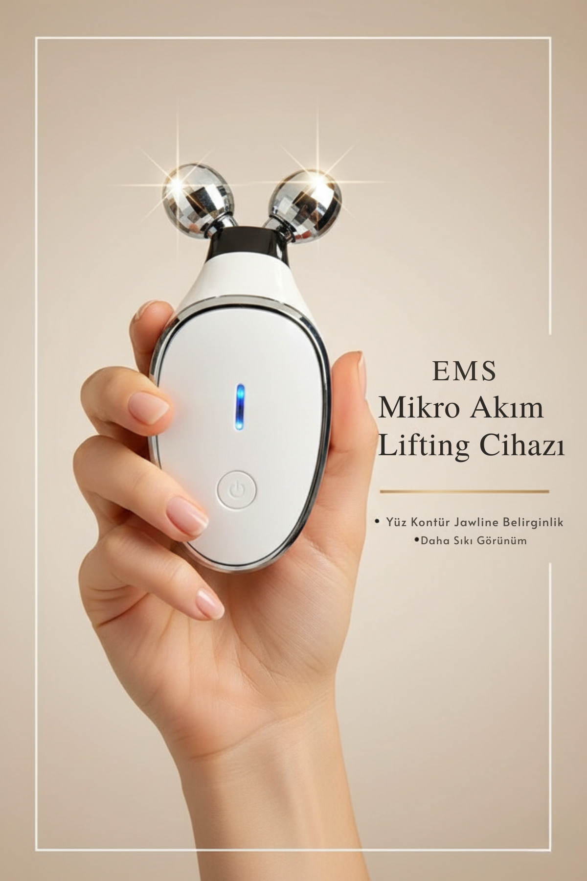 Duolift Pro™ EMS Mikro Akım Yüz Lifting Cihazı Cilt Sıkılaştırıcı, Kırışıklık Azaltıcı, Çene Kontur — سفید Cyrina-Duolift-pro — تصویر 4 از 8