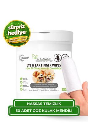 Greenwich Zero Point of Beauty Göz Kulak Çene Pati Mendili 50 Adet | Akıntı K...