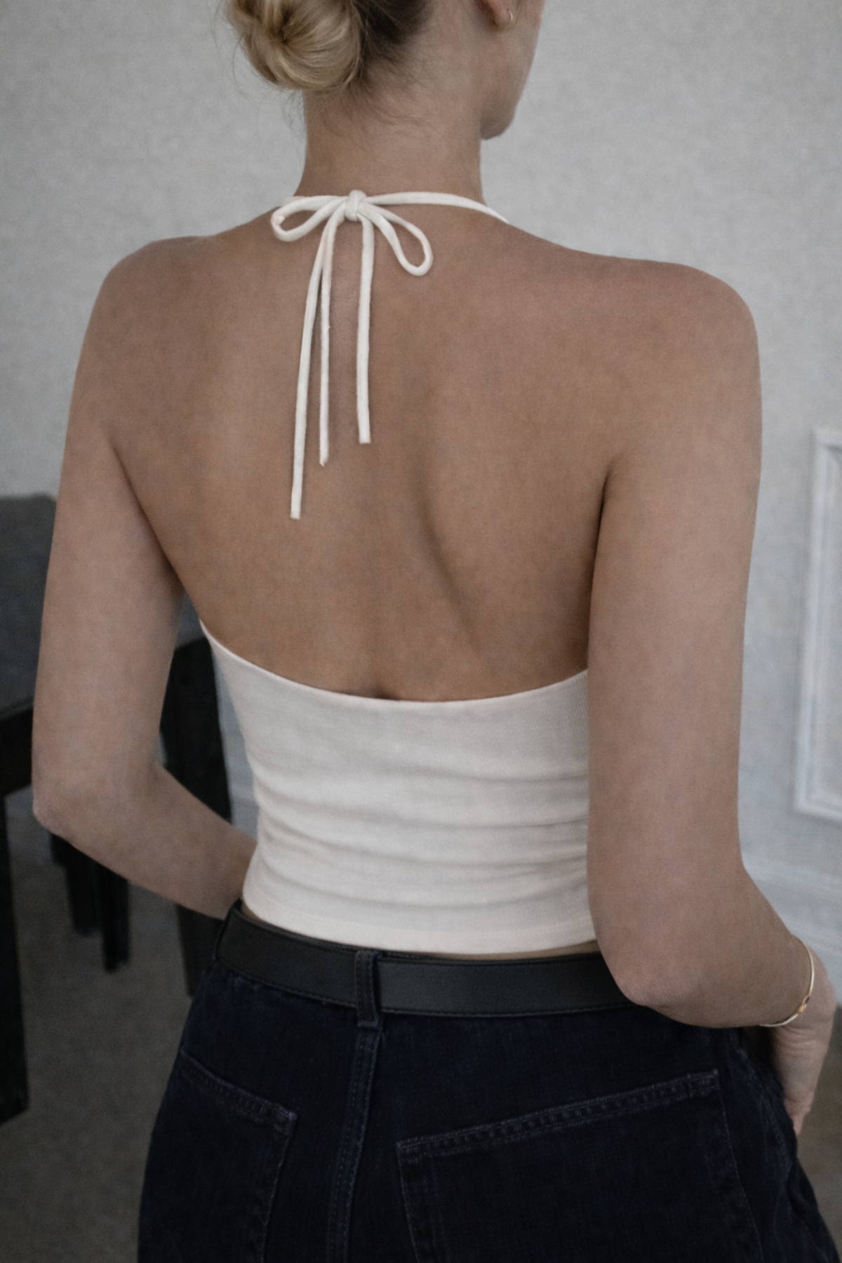 BESTYSO  Halter Yaka Top Halter Tank - Görsel 2