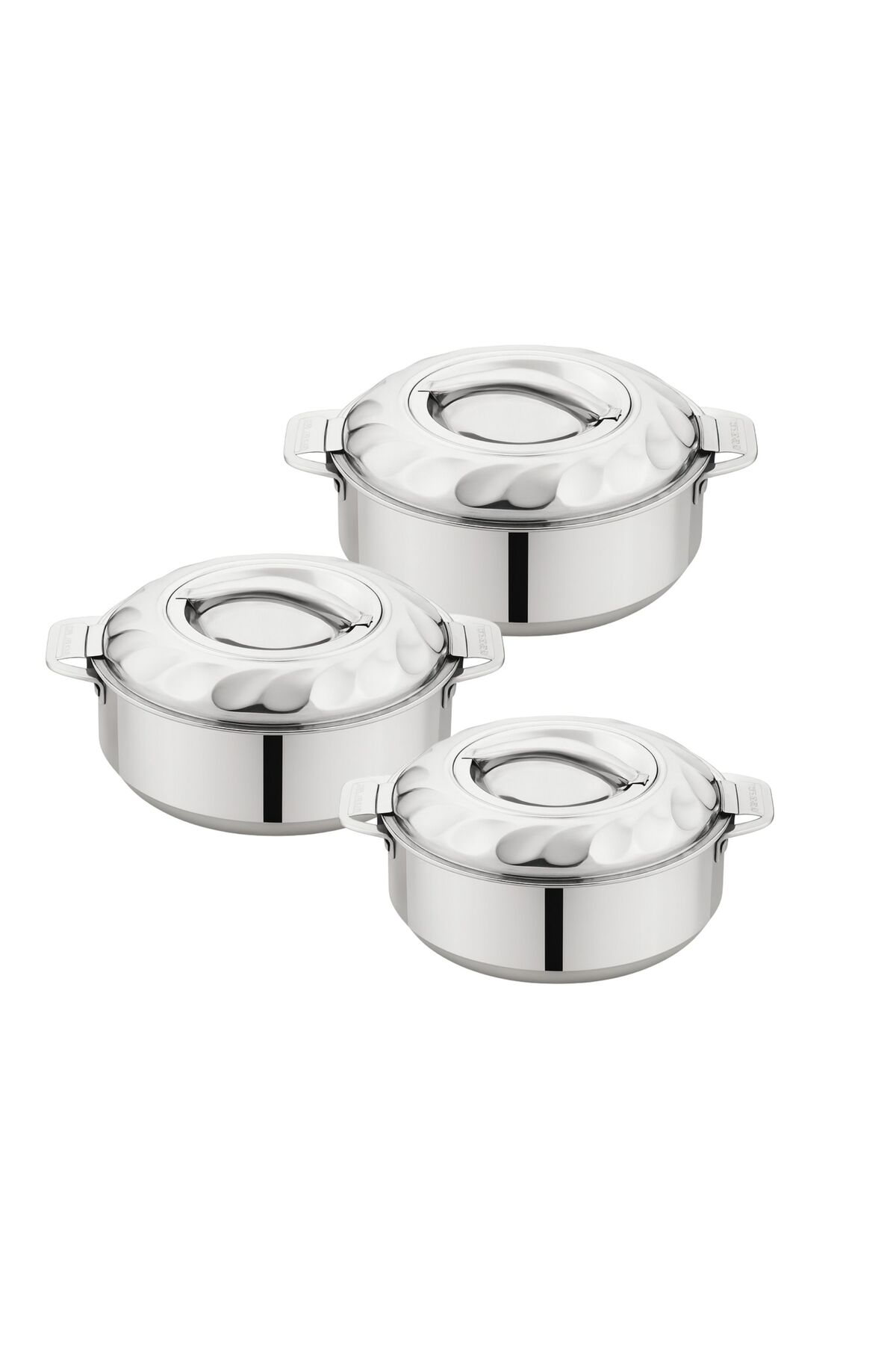 TSUMAB طقم طاجن ساخن من الفولاذ المقاوم للصدأ مكون من 3 قطع (1 لتر + 1.5 لتر ...