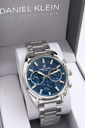 Daniel Klein Lacivert Katran Özel Kutulu Damat Saati Iç Fonksiyonları Aktif 3...