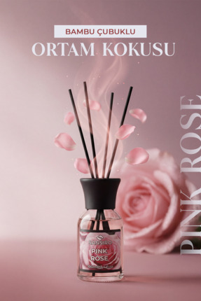 Sansiro Pink Rose 100ml Bambu Çubuklu Ortam Kokusu