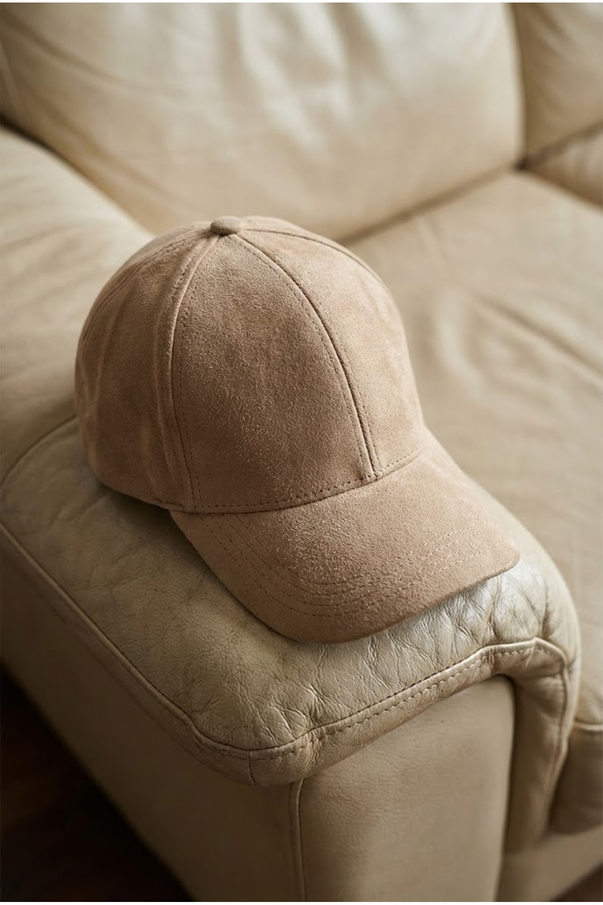 OnMyHead  Hakiki Süet Kep - Görsel 5