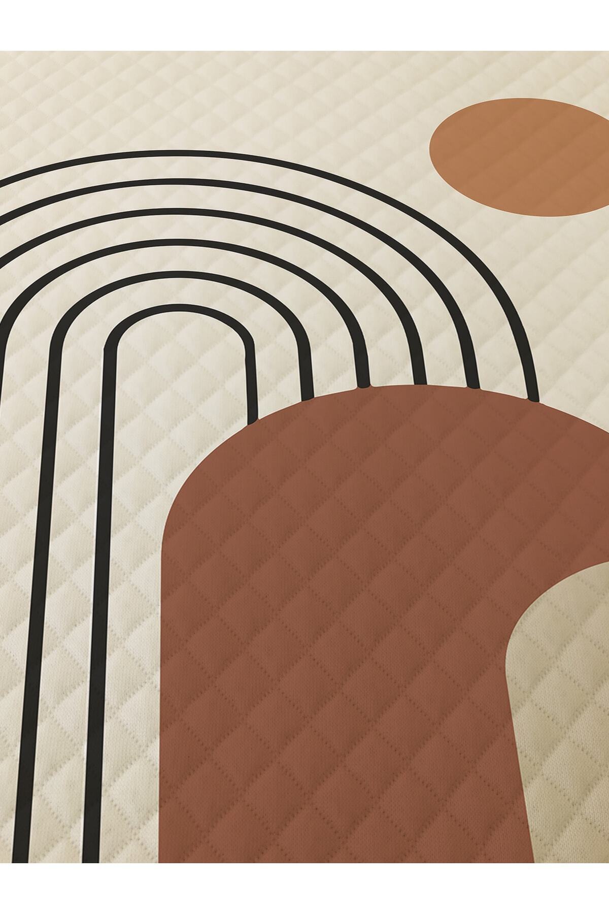 Evmila Modern Desenli Bebek Ve Çocuk Baskılı Tek Kişilik Pike Takımı 160 X 220 Cm Renkli fotoğrafı 3 (önizleme)