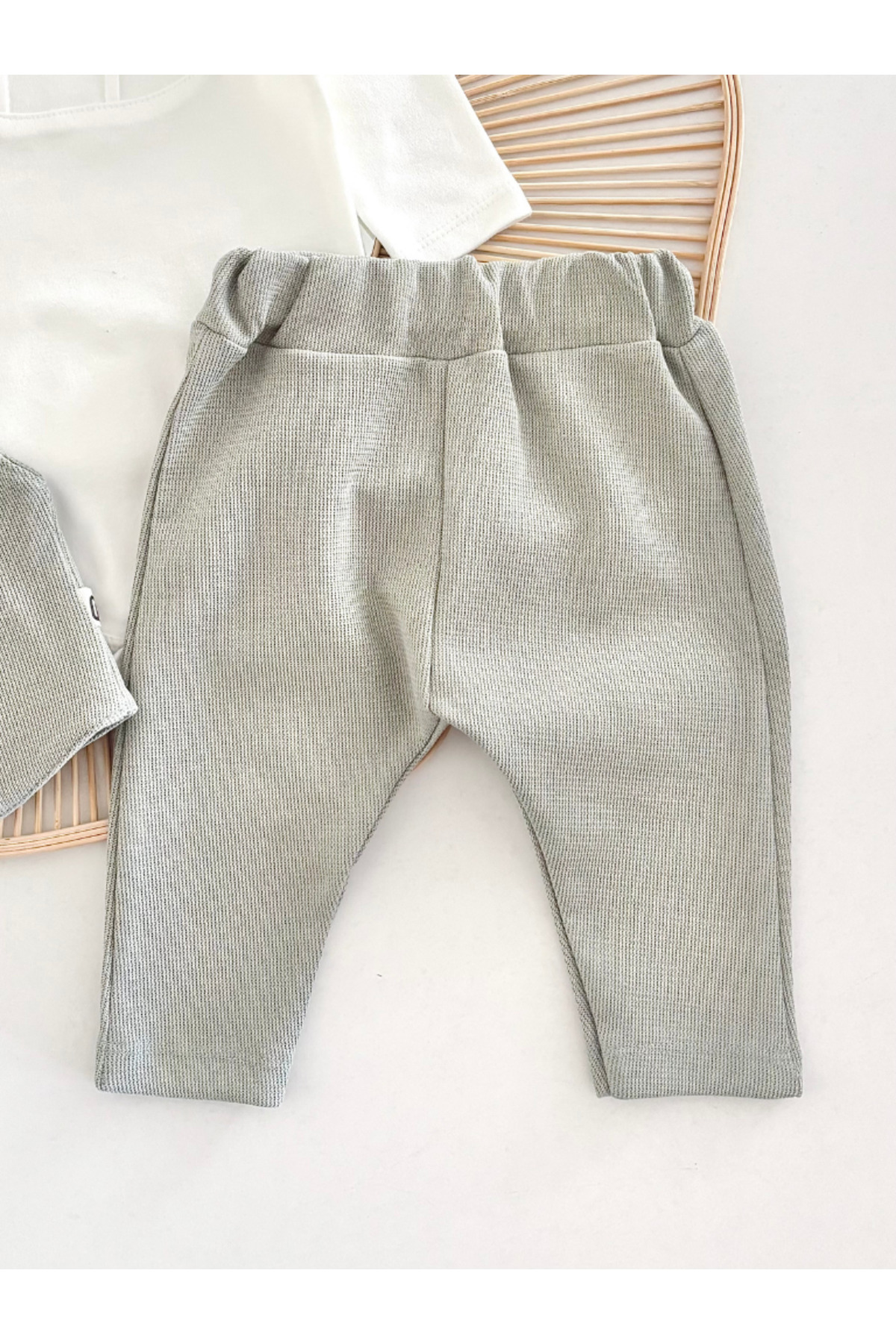 Jammybaby Adrian Smokin Yelek,Papyonlu Body ve Pantolon Erkek Bebek Yenidoğan Mevlüt Düğün Özel Gün Şık Takım fotoğrafı 4 (önizleme)