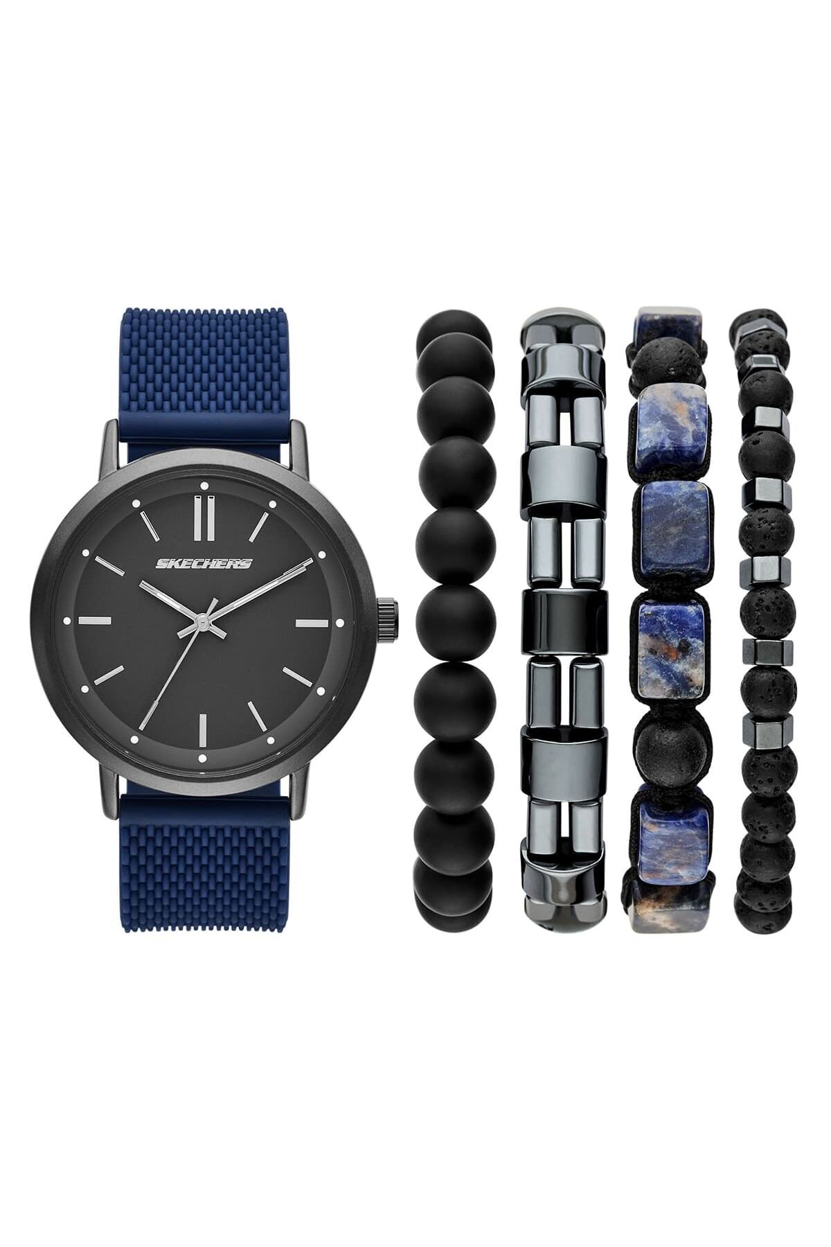 اسکچرز ست ساعت و دستبند مردانه SR9123