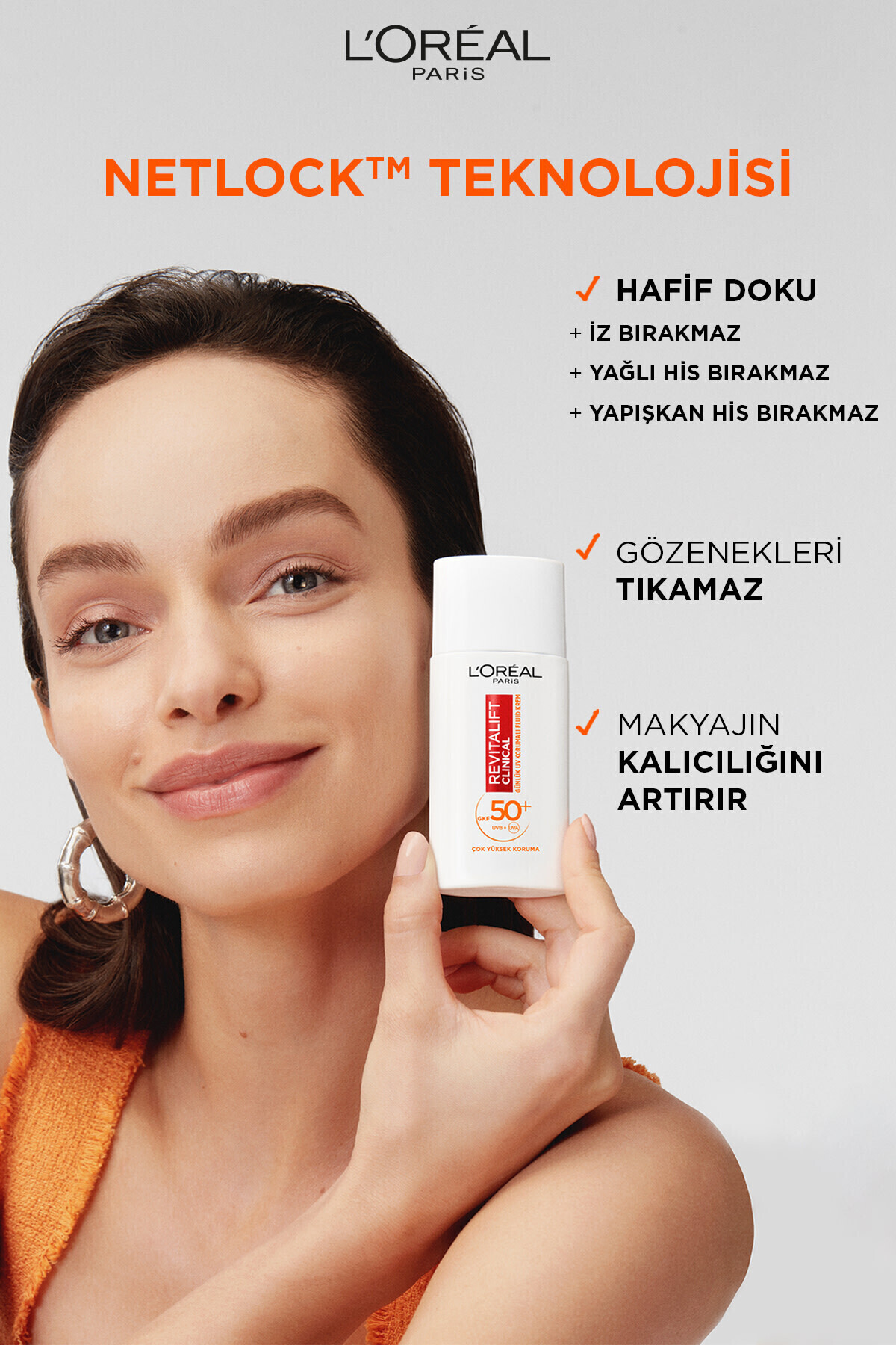 کرم ضد آفتاب صورت روزانه با SPF 50+ با محافظت بالا در برابر اشعه ماوراء بنفش Revitalift Clinical، 50 میلی لیتر × 2 بسته — PARKFARMA880103 — تصویر 5 از 8