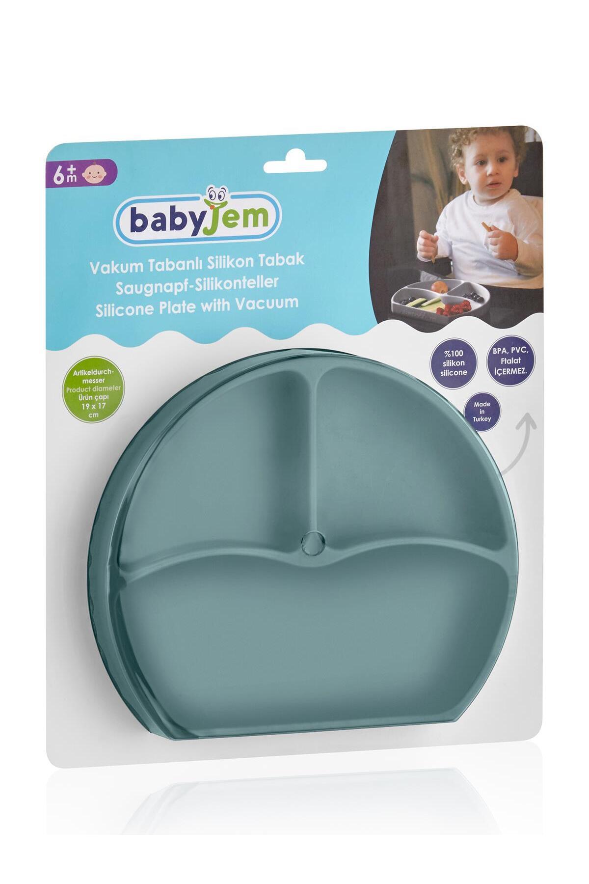 Babyjem Silikon Tabak - Kahverengi Standart fotoğrafı 2 (önizleme)