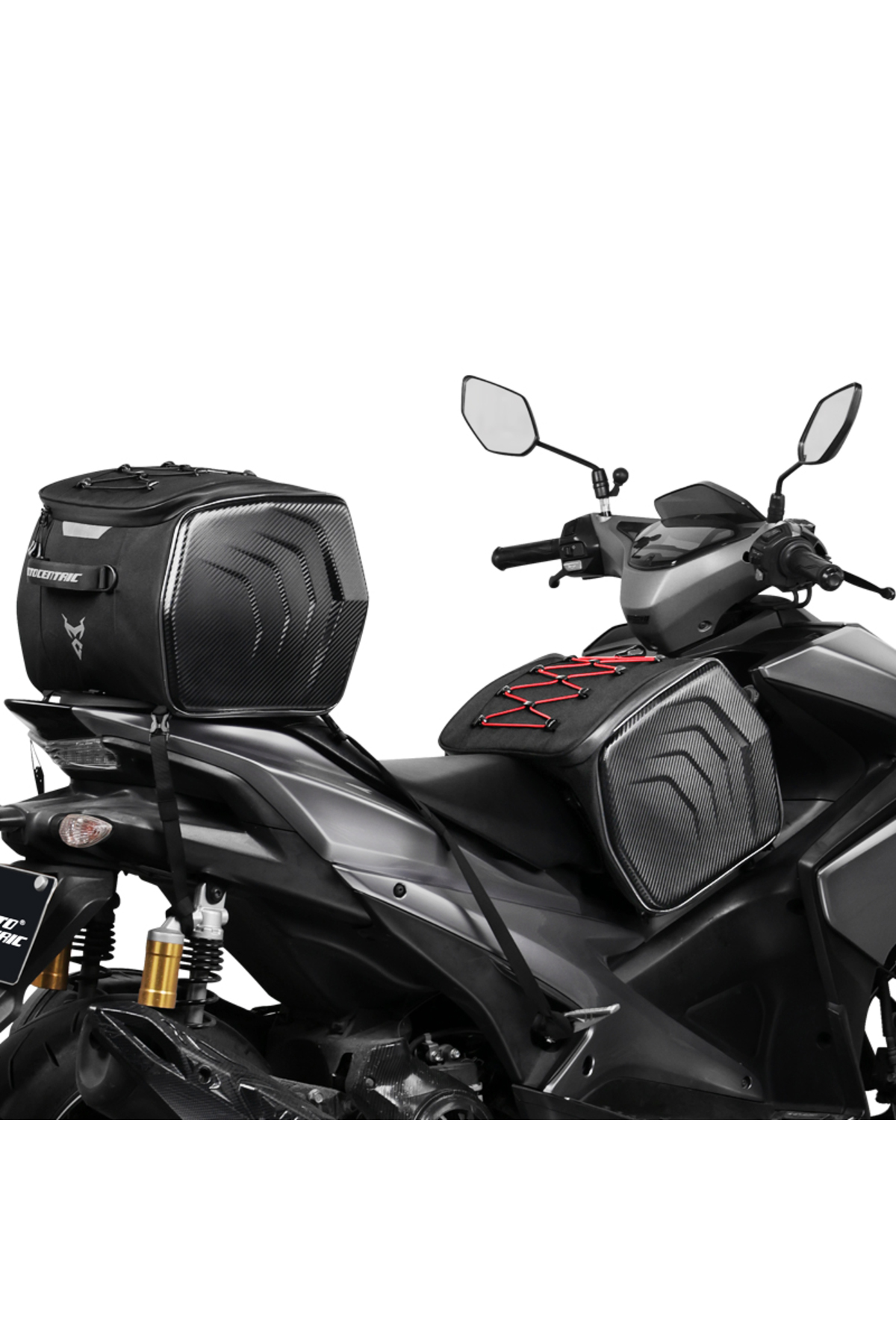 Resim Motocentric Katlanır Scooter Tünel ve Kuyruk Çantası 25L 