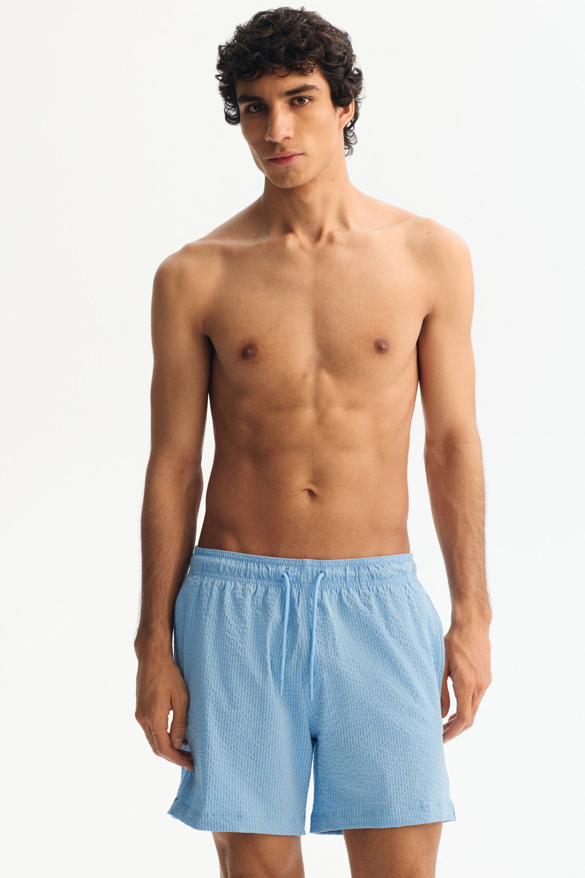 لباس شنا شلوارک وافل اچ اند ام شورت مایو H&M