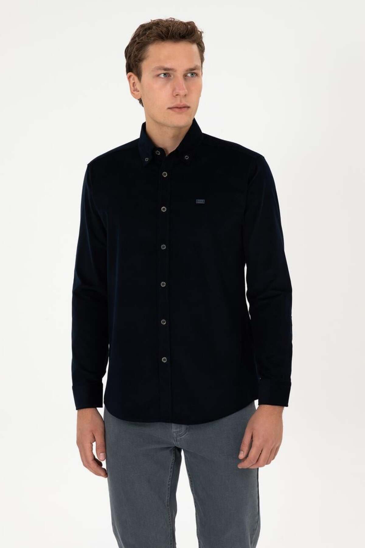 U.S. Polo Assn. U.S Polo Assn. Erkek Dokuma Gömlek — رنگارنگ 2336910