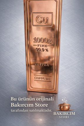 BAKIRCIM STORE SAF BAKIR KÜLÇE SERTİFİKALI 1 KG %99,9