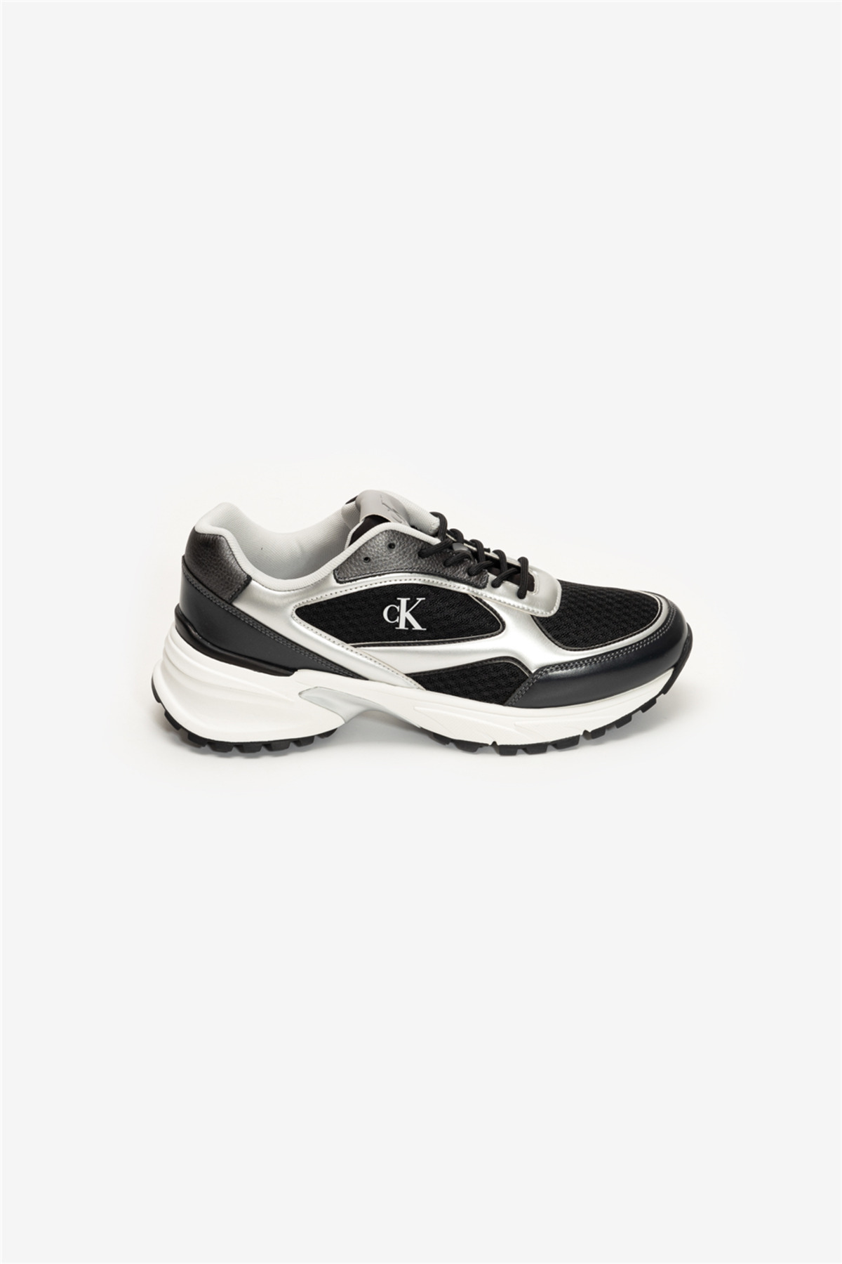 1_org_zoom اسنیکر مردانه خاکستری Hike Runner Laceup Mesh Met Calvin Klein کالوین کلاین اورجینال - تصویر 1