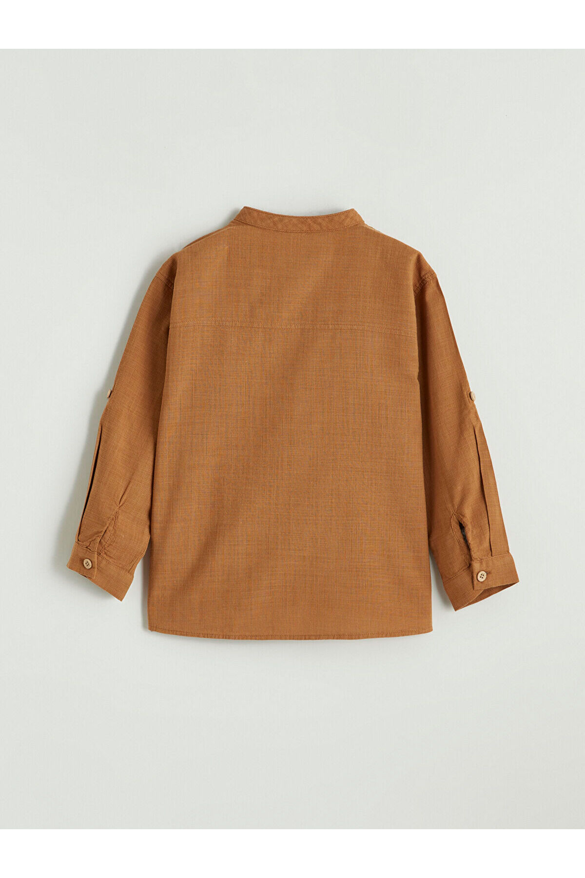 LC Waikiki Nevaa Collection Kahverengi Hakim Yaka Erkek Çocuk Gömlek fotoğrafı 4 (önizleme)