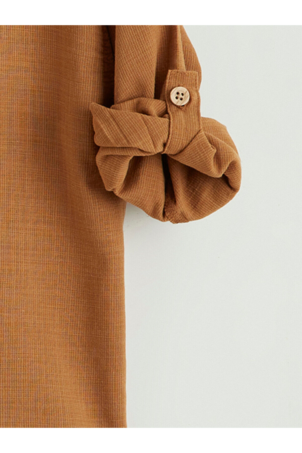 LC Waikiki Nevaa Collection Kahverengi Hakim Yaka Erkek Çocuk Gömlek fotoğrafı 3 (önizleme)