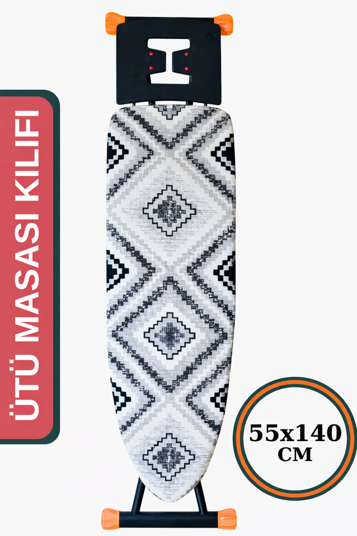 Ironing Board Cover Large Size Felt Pouch Cover with Stopper 55x140cm Sofa