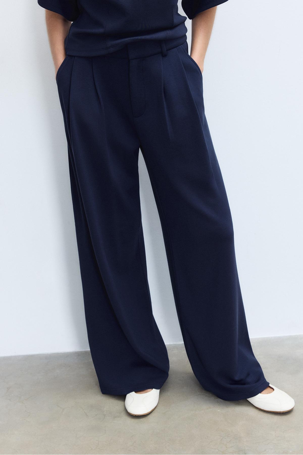 Stradivarius  Yumuşak dokulu kumaş pantolon - Görsel 3