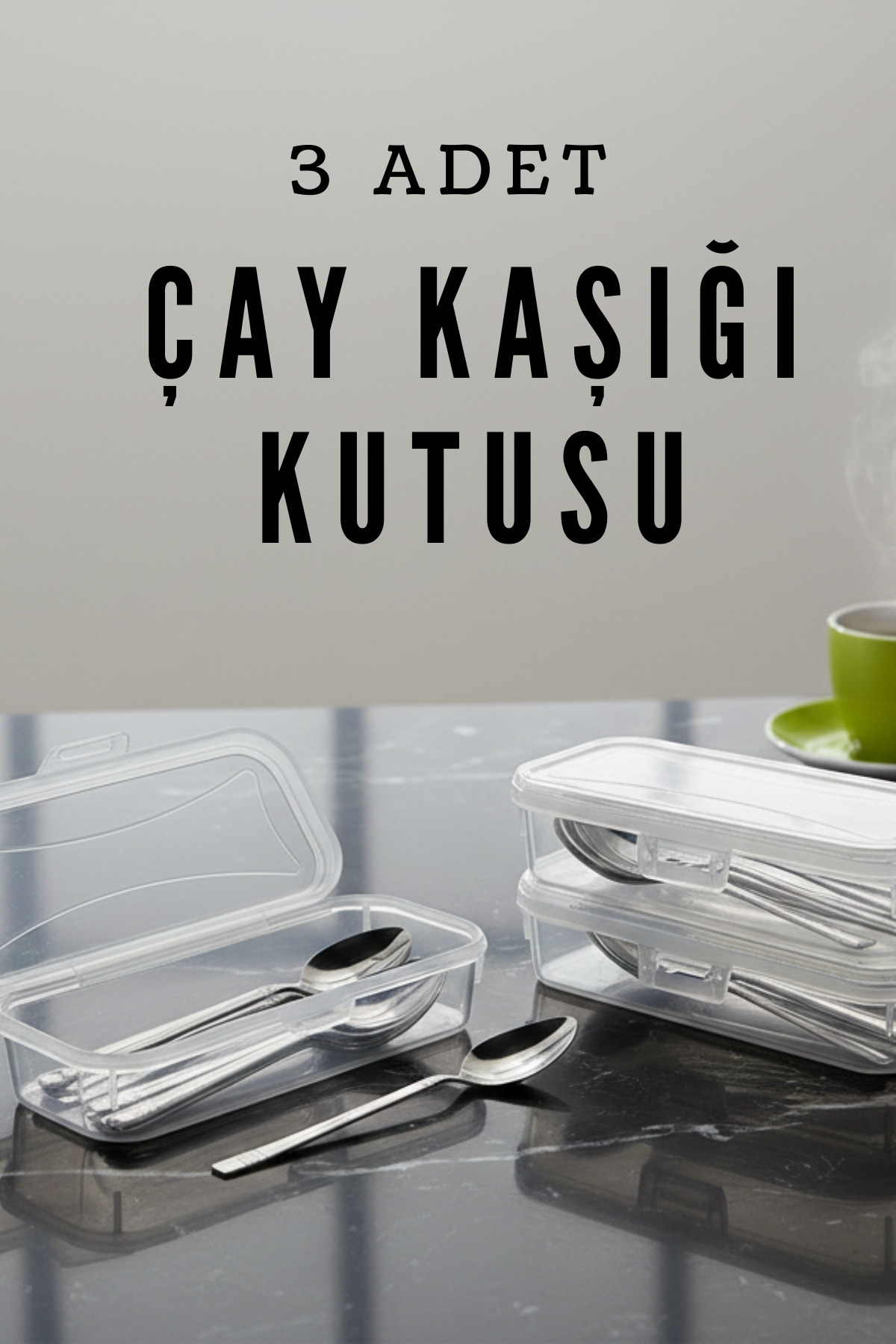 3-Piece Tea Spoon Storage Box Set - Dowry Organizer Organizer Storage Box